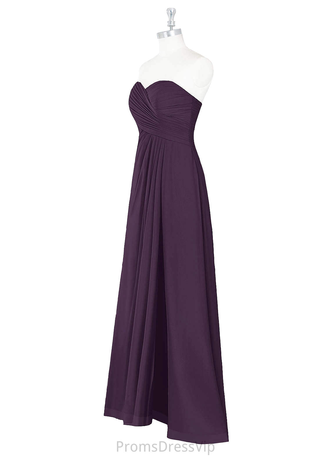 Ashtyn Spaghetti Staps Sleeveless Natural Waist Floor Length A-Line/Princess Bridesmaid Dresses