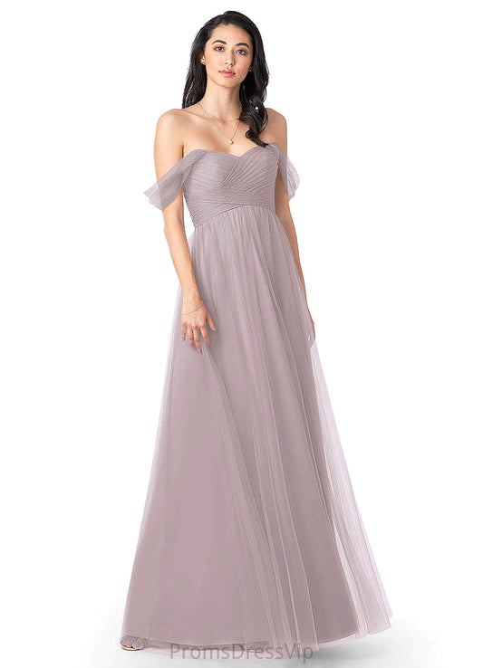 Kamila Natural Waist V-Neck High Low A-Line/Princess Short Sleeves Bridesmaid Dresses