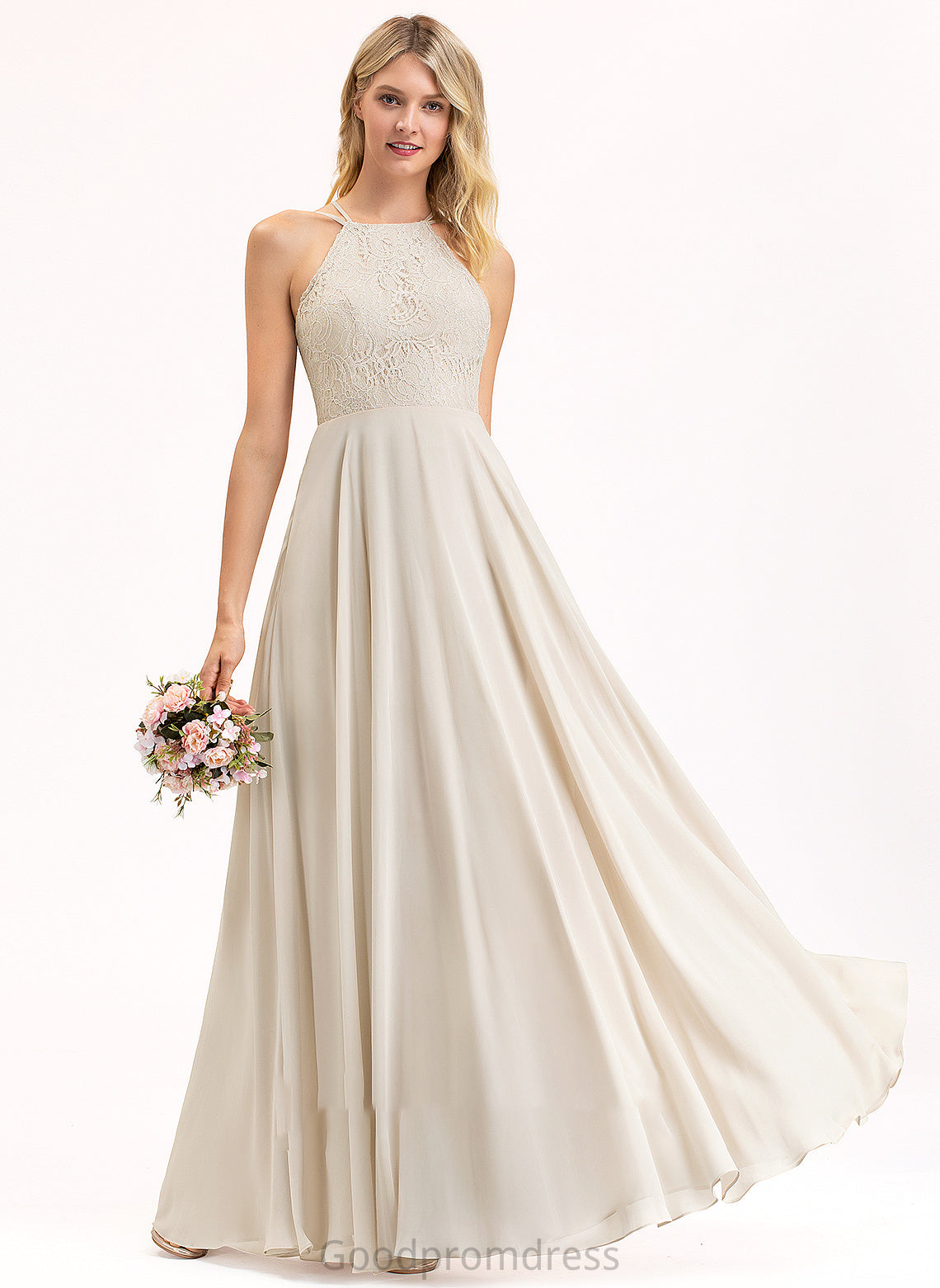 Silhouette Embellishment A-Line ScoopNeck Floor-Length Pockets Length Fabric Neckline Desiree A-Line/Princess One Shoulder Bridesmaid Dresses