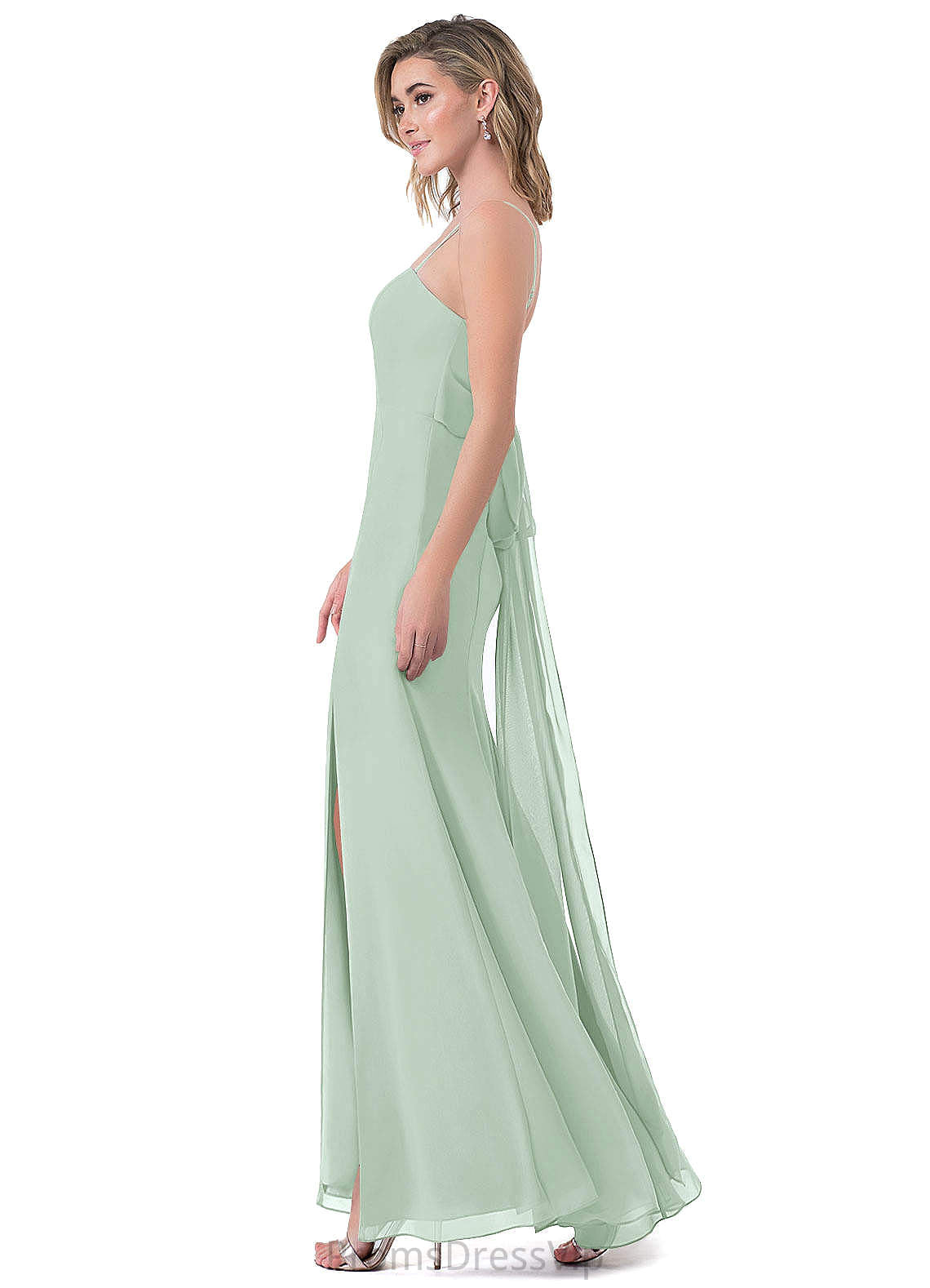 Lea A-Line/Princess Natural Waist Sweetheart Tulle Floor Length Sleeveless Bridesmaid Dresses