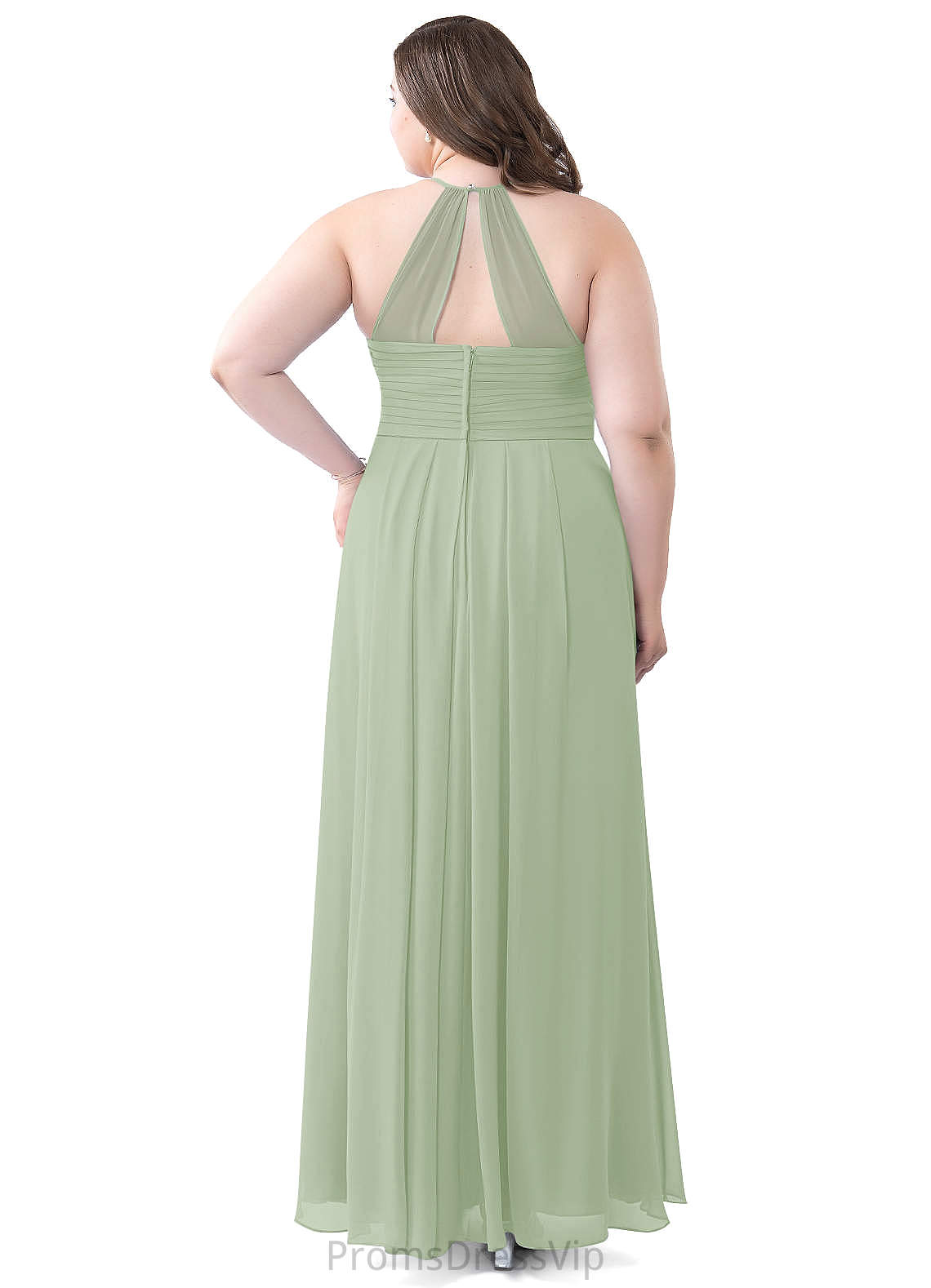Susie Spaghetti Staps Natural Waist Floor Length Trumpet/Mermaid Sleeveless Satin Bridesmaid Dresses
